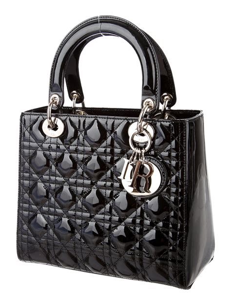 christian dior black tote.